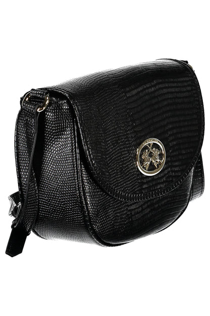 La Martina Crossbody Bag with adjustable strap - Black