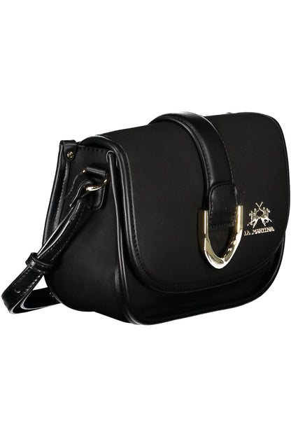 La Martina Crossbody Bag with adjustable strap - Black