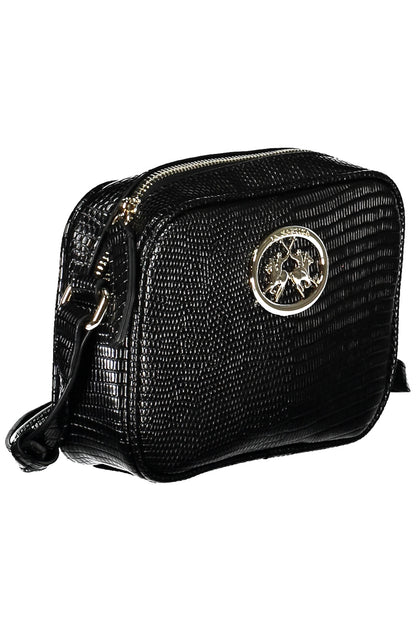 La Martina Crossbody Bag with adjustable strap - Black