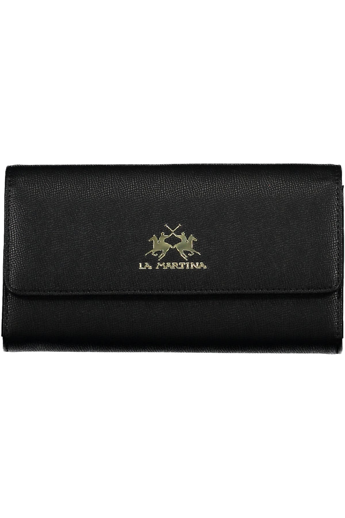 La Martina Wallet with 4 compartments - Black