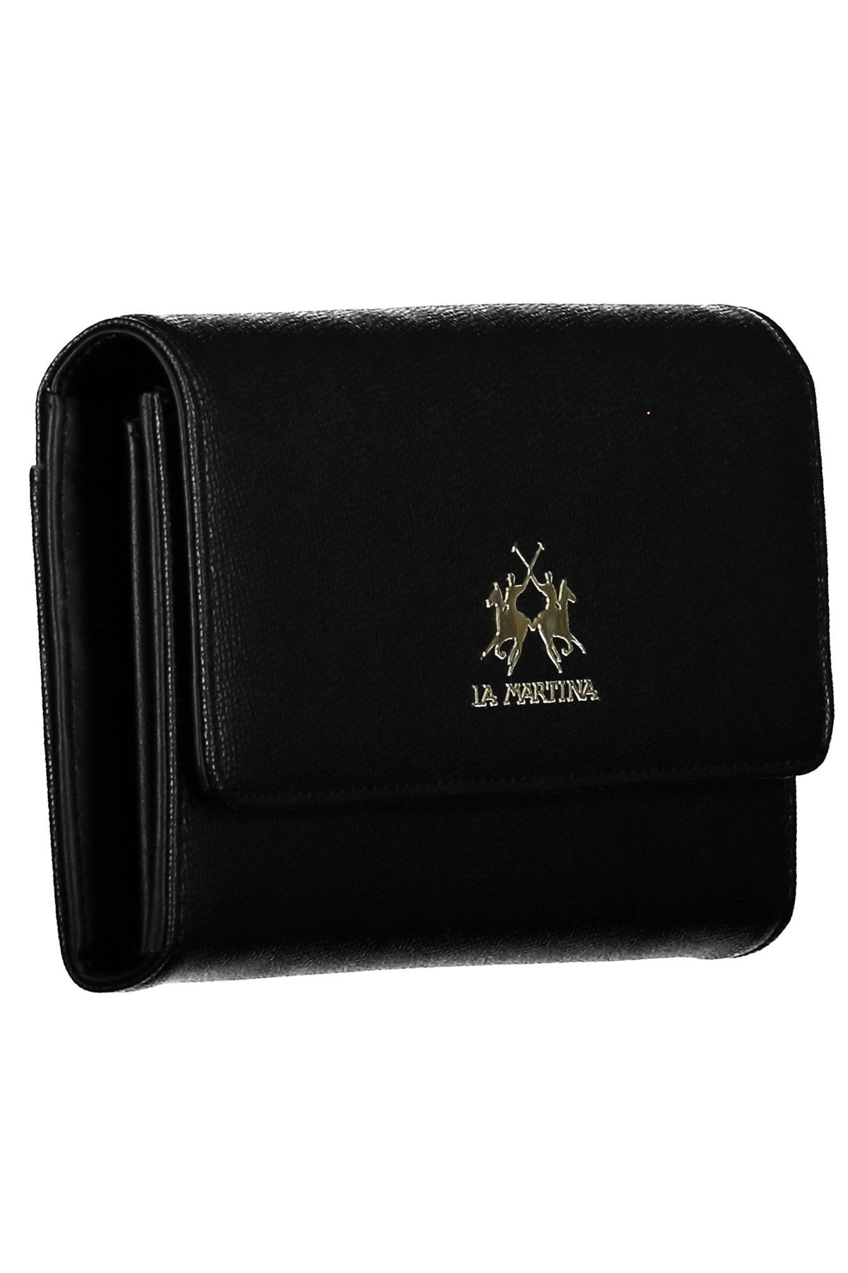 La Martina Wallet with 4 compartments - Black