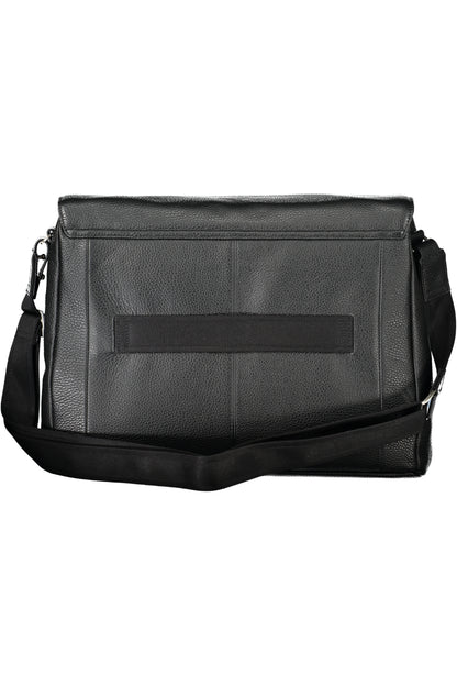 Piquadro Briefcase with adjustable and removable shoulder strap - Black