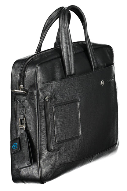 Piquadro Briefcase with 2 handles - Black