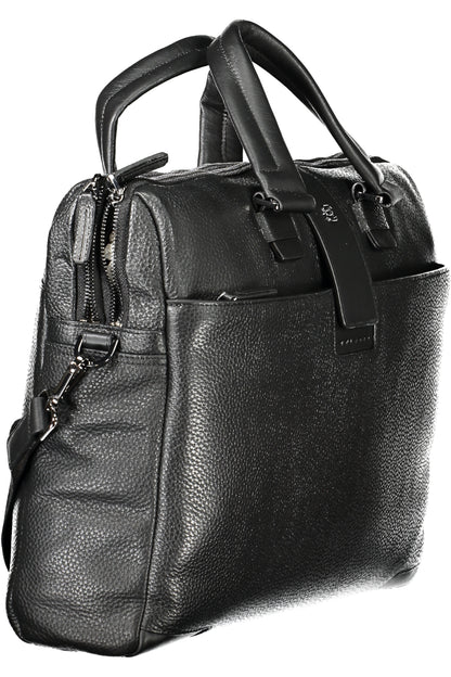 Piquadro Briefcase with 2 handles - Black