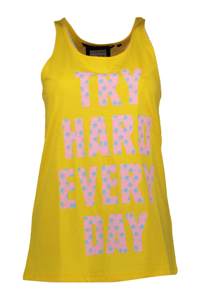Silvian Heach Racerback Tank Top - Yellow