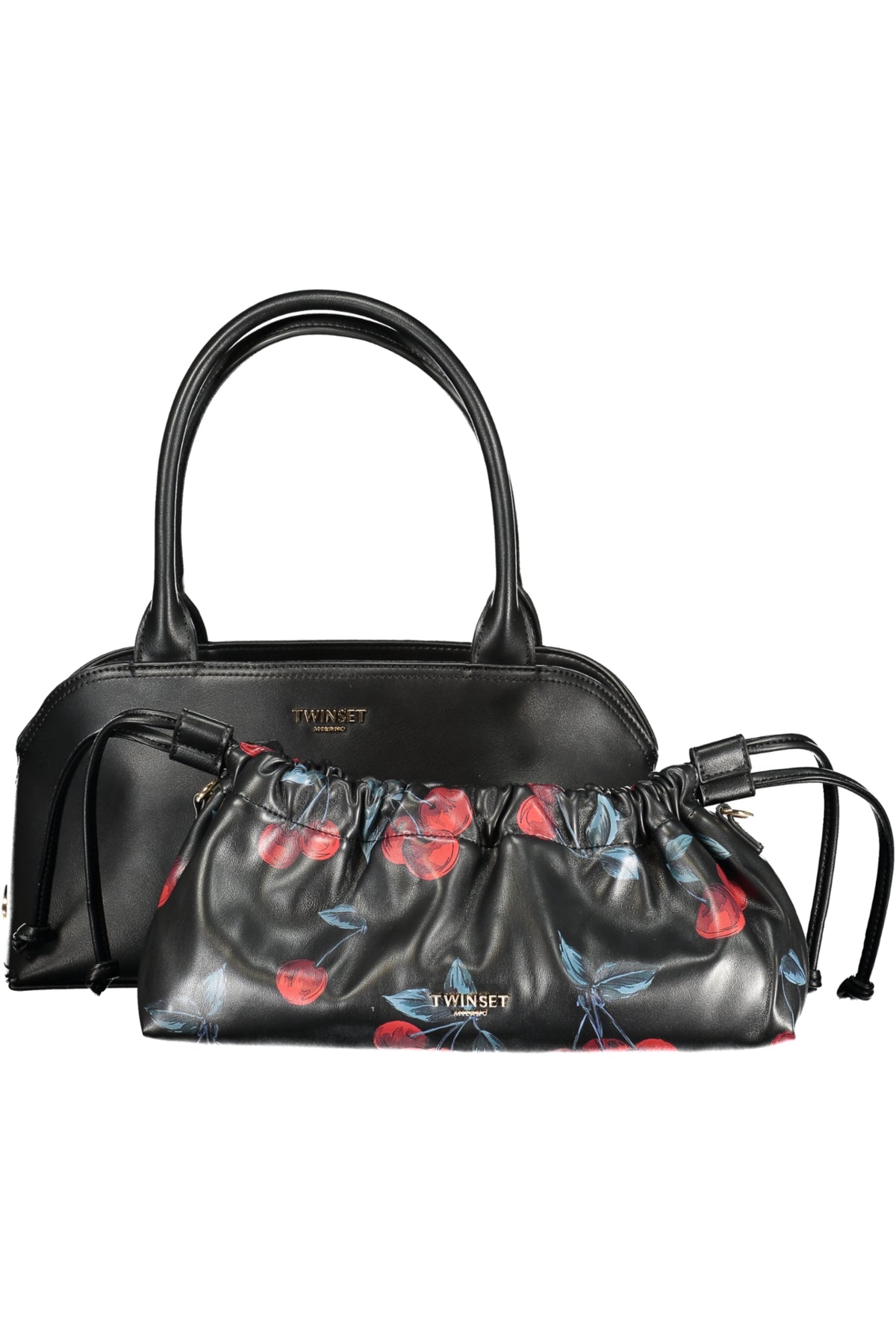 Twinset Bag with 2 shoulder handles - Black