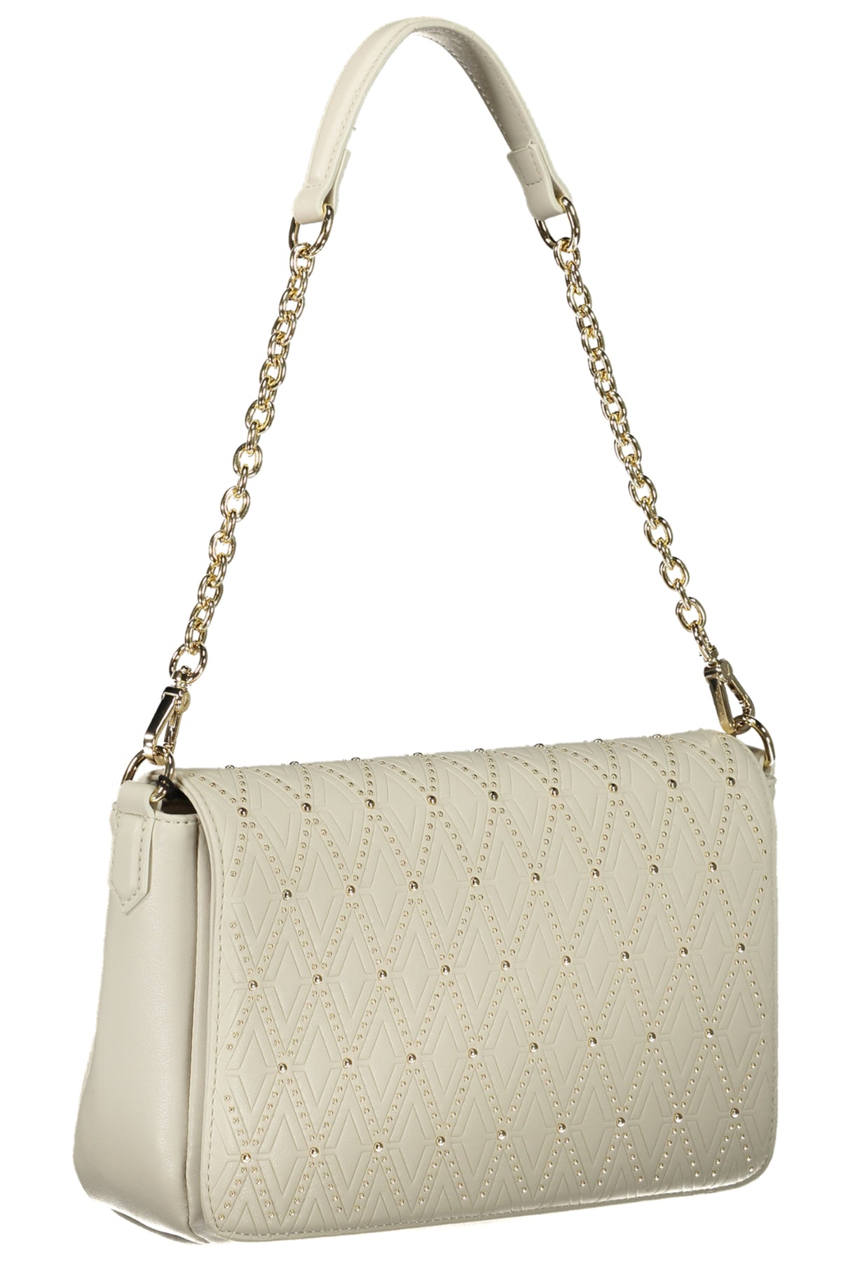 Valentino Bag with 1 removable chain shoulder handle - White