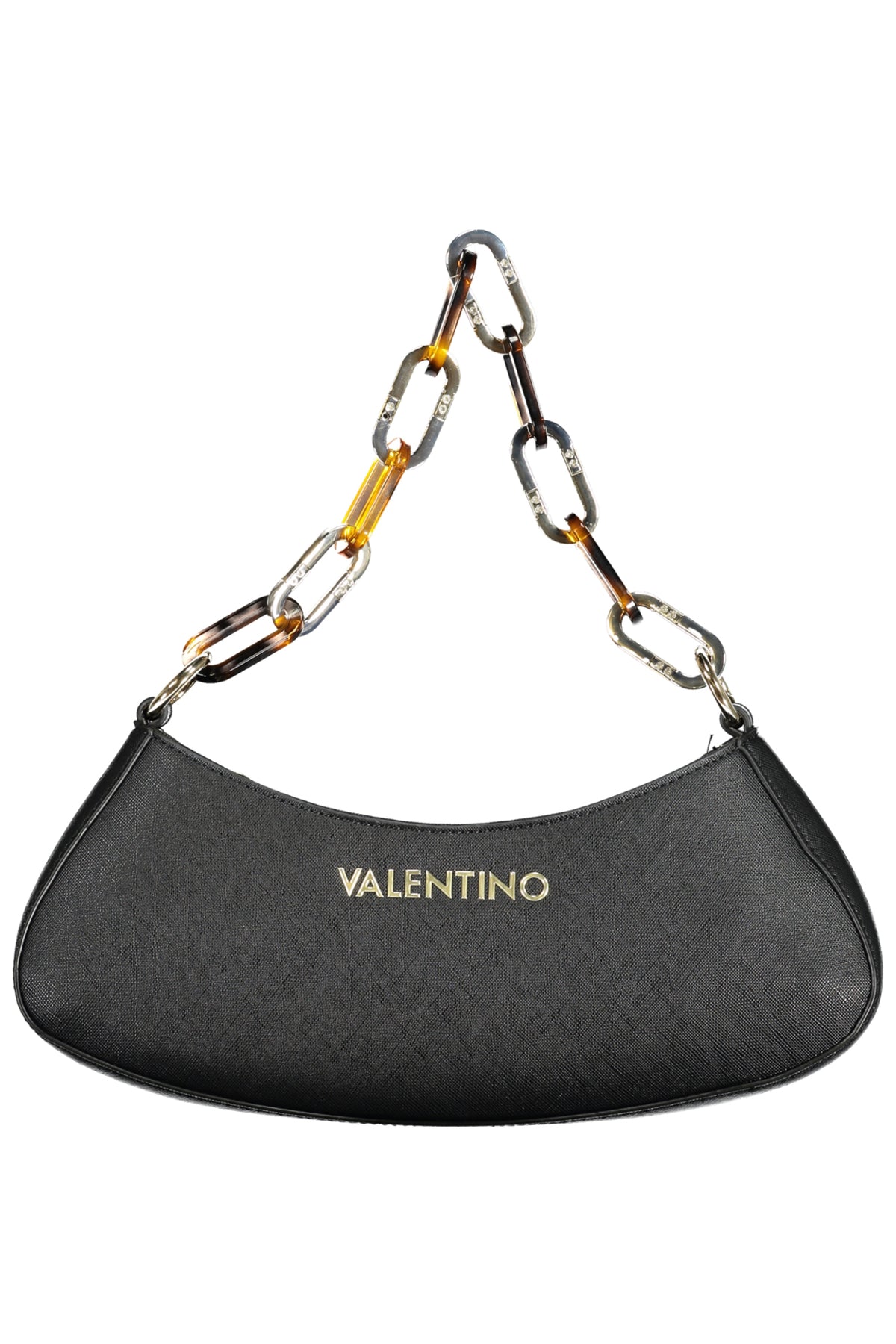 Valentino Bag with 1 removable chain shoulder handle - Black