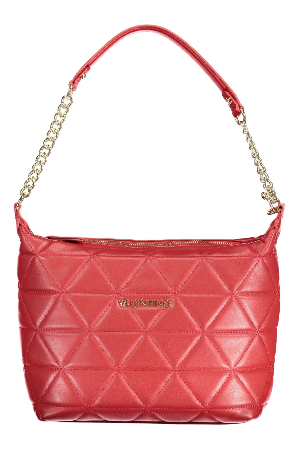 Valentino Bag with 1 chain shoulder handle - Red