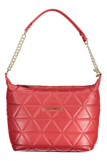 Valentino Bag with 1 chain shoulder handle - Red