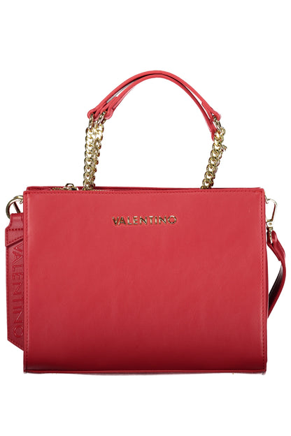 Valentino Bag with 2 chain handles - Red