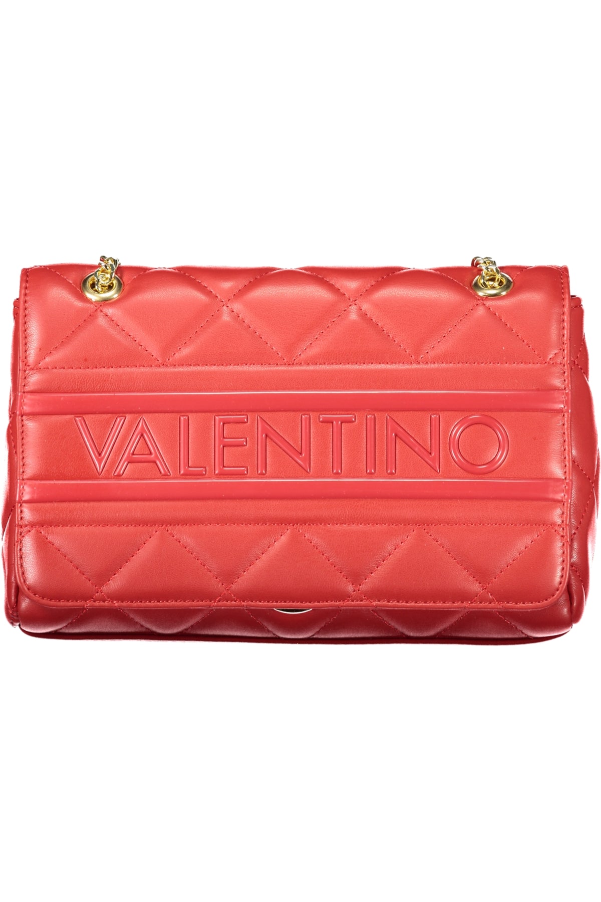Valentino Bag with 2 chain shoulder handles - Red