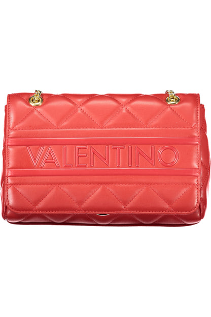 Valentino Bag with 2 chain shoulder handles - Red