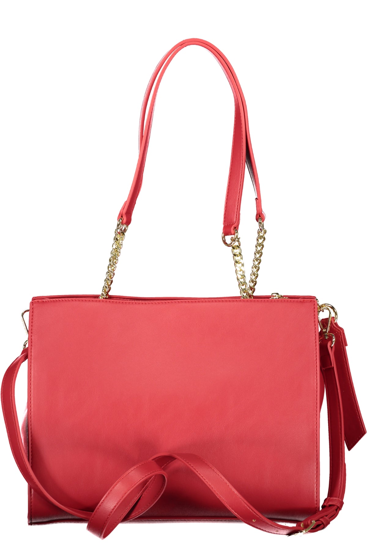Valentino Bag with 2 chain shoulder handles - Red