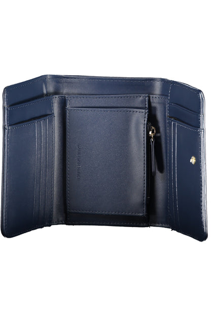 Valentino Wallet with 3 compartments - Blue