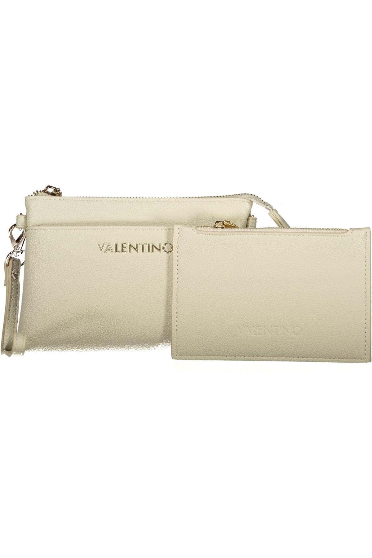 Valentino Wallet with adjustable and removable shoulder strap - Beige