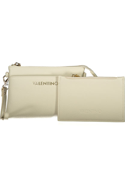 Valentino Wallet with adjustable and removable shoulder strap - Beige
