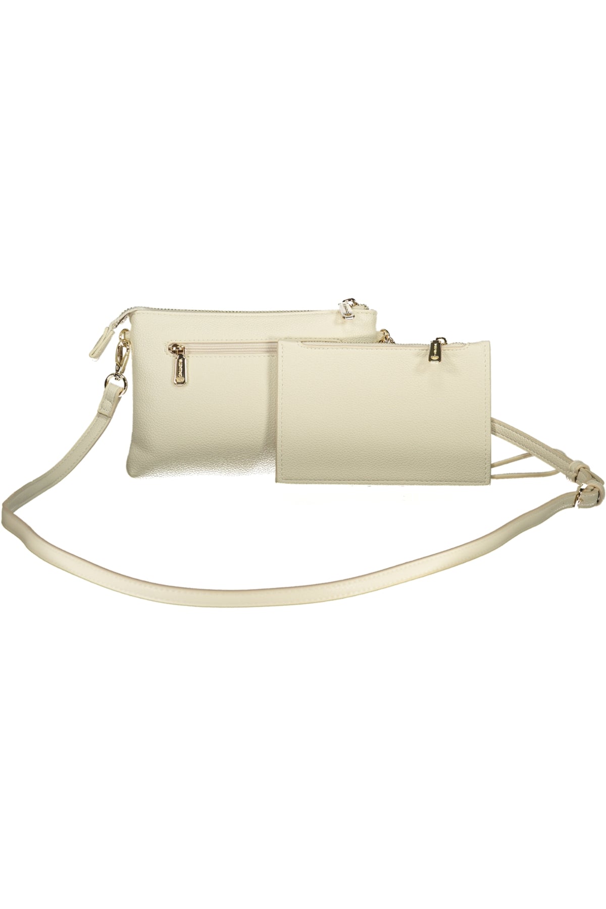 Valentino Wallet with adjustable and removable shoulder strap - Beige