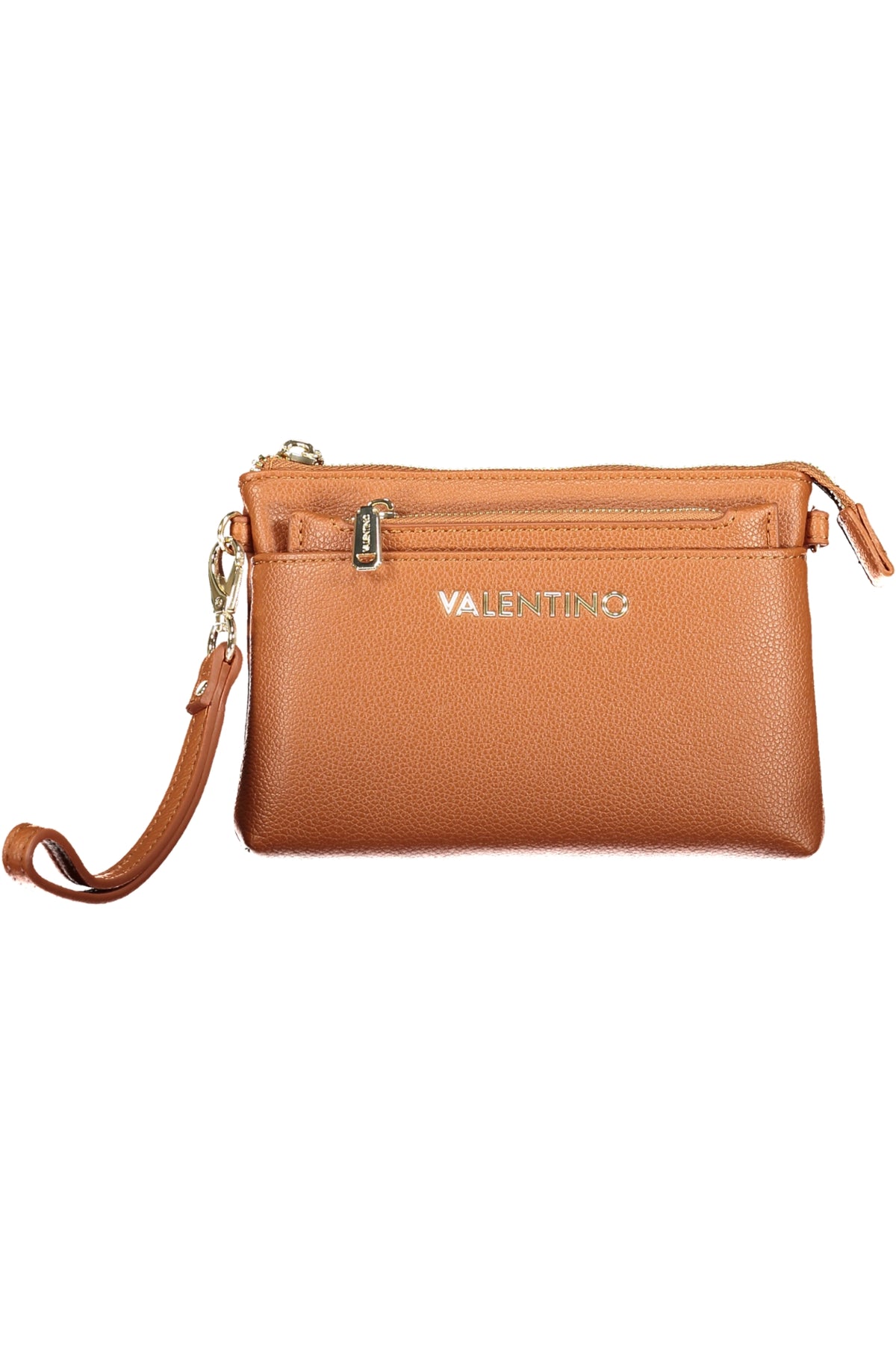 Valentino Wallet with adjustable and removable shoulder strap - Brown