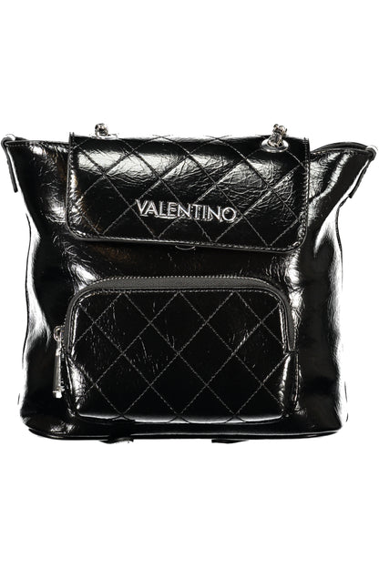 Valentino 1 Manico In Catena Backpack - Black