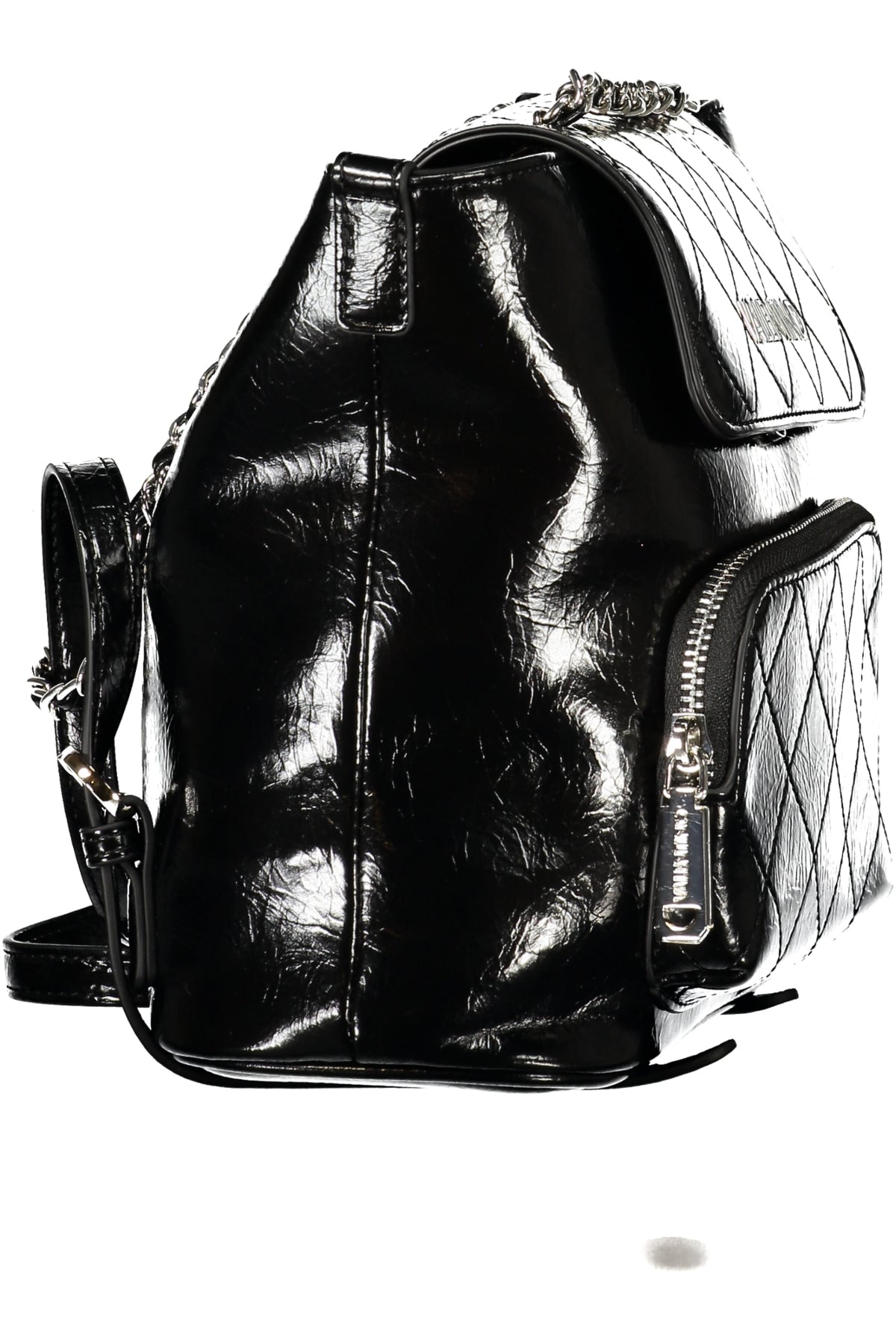 Valentino 1 Manico In Catena Backpack - Black
