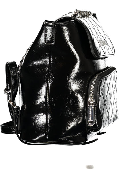 Valentino 1 Manico In Catena Backpack - Black